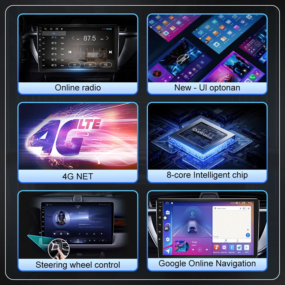Car Radio Multimedia Video Player For Mazda MX-5 MX5 MX 5 NC 2005-2015 Head Unit 4G WiFi Bluetooth DSP Wireless Carplay No 2DIN