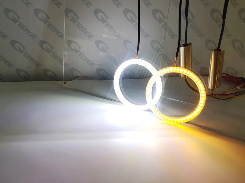 Kit de Luces LED Angel Eyes Switchback DRL + Intermitente para Mazda MX-5 NB/NC/ND (2001-2020)