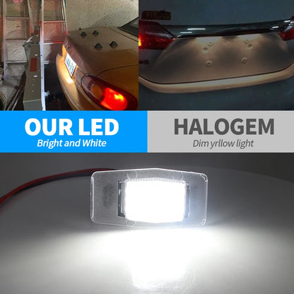 2XLED License Plate Light LED Number Plate Lamp No Error For Mazda Protege MPV Tribute Miata Mx5 mk2 Ford Escape Mercury Mariner