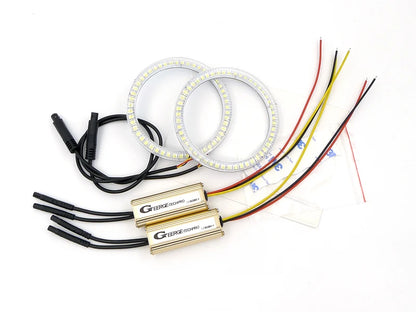 Kit de Luces LED Angel Eyes Switchback DRL + Intermitente para Mazda MX-5 NB/NC/ND (2001-2020)