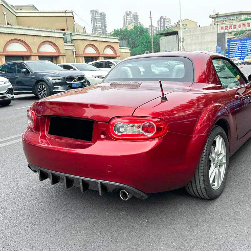 For Mazda MX-5 Miata NC 2006-2015 Rear Lip Spoiler Rear Bumper Shovel Lower Lip Splitter Modification Car Body Kit Glossy Black