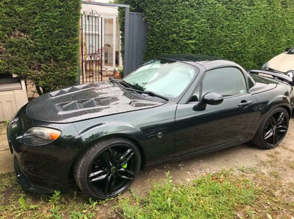 Capó ventilado estilo RE en fibra de carbono para Mazda MX-5 NC (NC1, NC2, NC3)