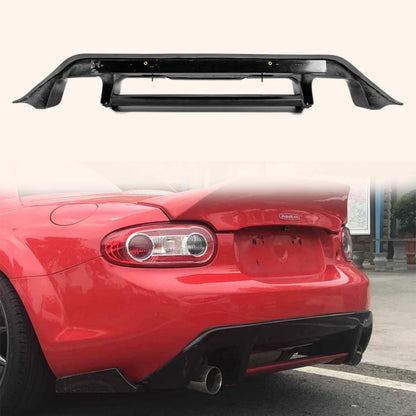 For Mazda Mx5 Nc Ncec Roster Miata Gvn Rear Diffuser W Centre Flap 3pc Fiberglass(can install by cutting a small part of bumper)