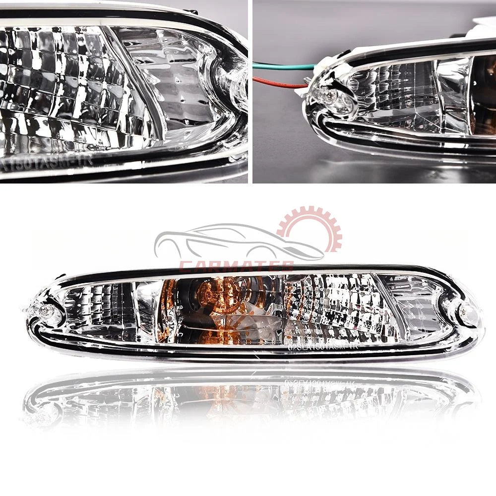 Front Bumper Signal Lights Fit for 1990-1997 Mazda MX-5 Miata Fog/driving Lights Halogen Fog/driving Lamp