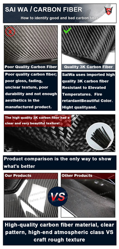 Carbon Fiber/FRP Engine Hood  For Mazda MX5 Miata ND CS Upgrade Front Valve Cover
