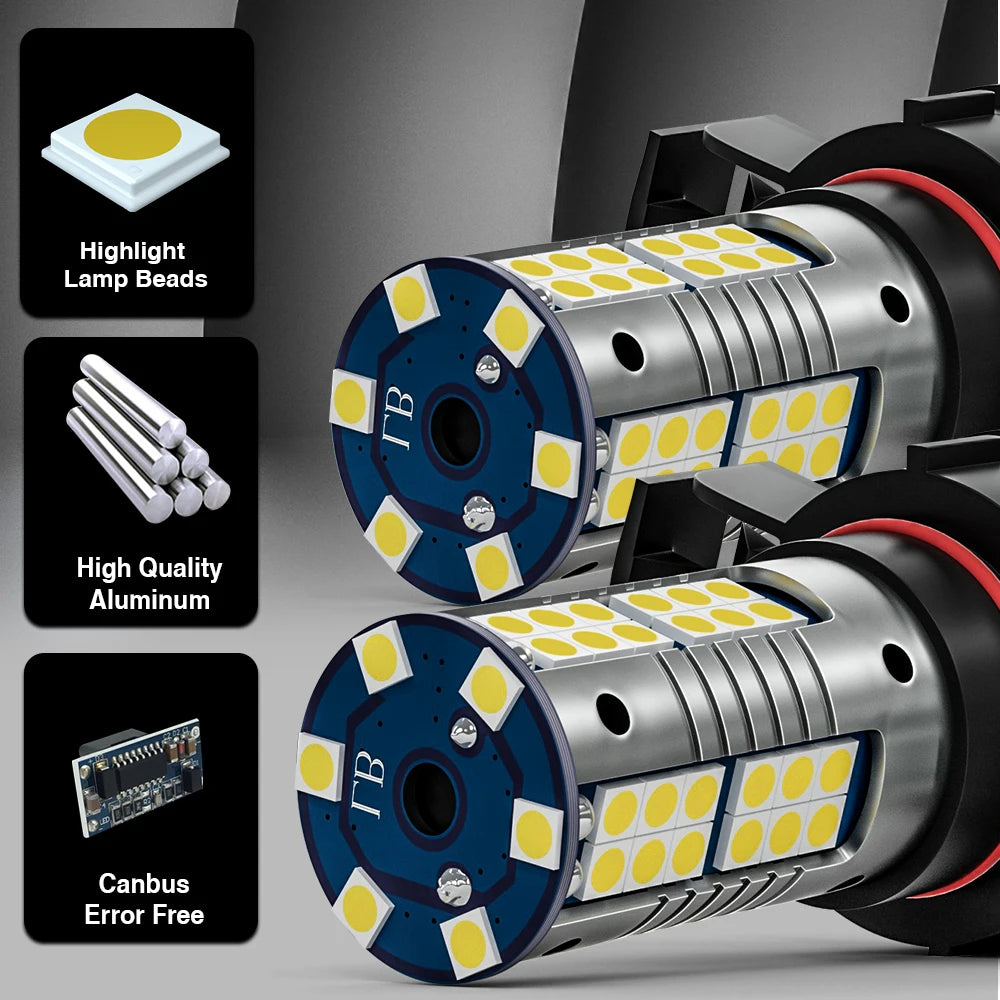 For Mazda MX-5 MX 5 MX5 NC 2006-2015 Accessories 2pcs LED Fog Light 2007 2008 2009 2010 2011 2012 2013 2014