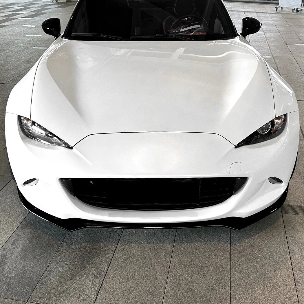 For Mazda MX-5/ Miata ND 2016+ Front Bumper Shovel Front Lip Spoiler Exterior Modification Glossy Black ﻿
