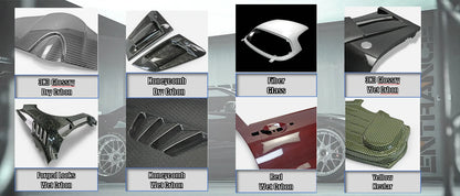 For Mazda Mx5 Nc Ncec Roster Miata Gvn Rear Diffuser W Centre Flap 3pc Fiberglass(can install by cutting a small part of bumper)