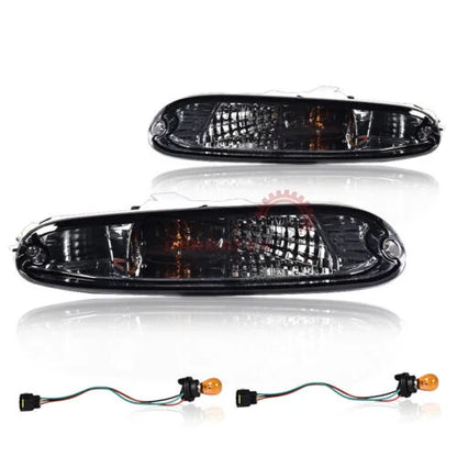 Front Bumper Signal Lights Fit for 1990-1997 Mazda MX-5 Miata Fog/driving Lights Halogen Fog/driving Lamp