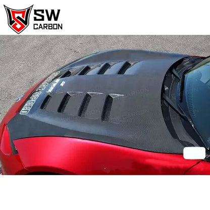 Carbon Fiber/FRP Engine Hood  For Mazda MX5 Miata ND CS Upgrade Front Valve Cover