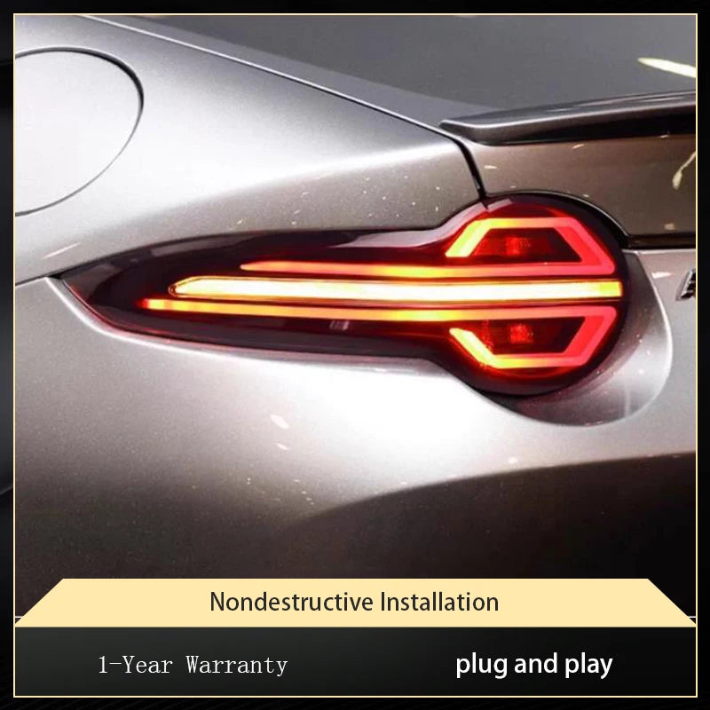 A Pair of Fashion For Mazda MX-5 MX5 ND15 2015-2022 Exterior Rear Lamp LED Taillight Assembly Auto Modified Tool Car Accessories