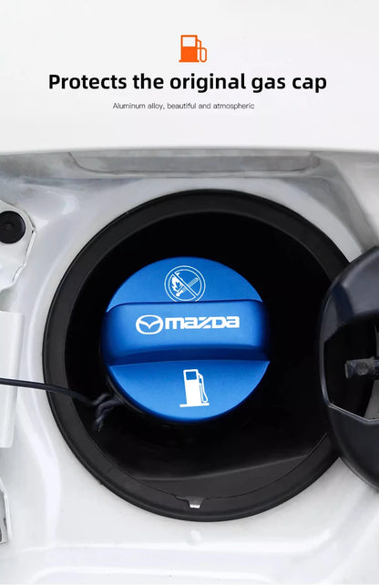 Mazda Speed Car Fuel Tank Cap Alloy Petrol Box Cover Accessories For Mazda 2 3 6 5 Atenza CX3 CX5 MX5 CX7 Axela CX30 CX90 CX60