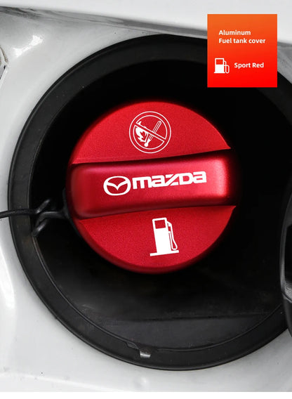 Mazda Speed Car Fuel Tank Cap Alloy Petrol Box Cover Accessories For Mazda 2 3 6 5 Atenza CX3 CX5 MX5 CX7 Axela CX30 CX90 CX60