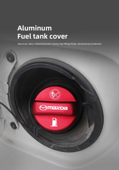 Mazda Speed Car Fuel Tank Cap Alloy Petrol Box Cover Accessories For Mazda 2 3 6 5 Atenza CX3 CX5 MX5 CX7 Axela CX30 CX90 CX60