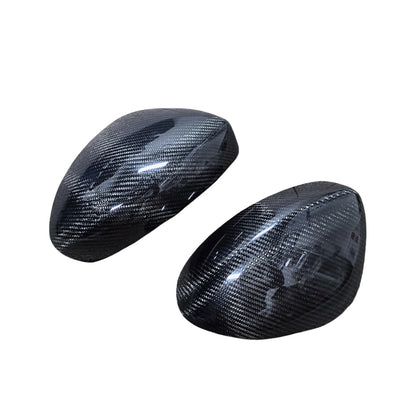 For Mazda MX-5 Miata MX5 2016-2025 Real Carbon Fiber Rear View Mirror Cover Rearview Cap Shell Add On Type