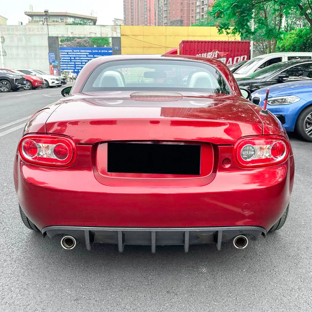 For Mazda MX-5 Miata NC 2006-2015 Rear Lip Spoiler Rear Bumper Shovel Lower Lip Splitter Modification Car Body Kit Glossy Black