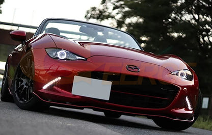 For Mazda Mx-5 Mx 5 Miata Roadster NB NC ND Ultra Bright A/W Switchback DRL Turn Signal Light Led Angel Eyes Kit Halo Rings