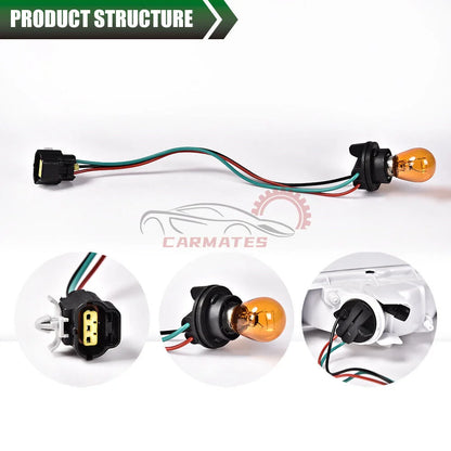 Front Bumper Signal Lights Fit for 1990-1997 Mazda MX-5 Miata Fog/driving Lights Halogen Fog/driving Lamp