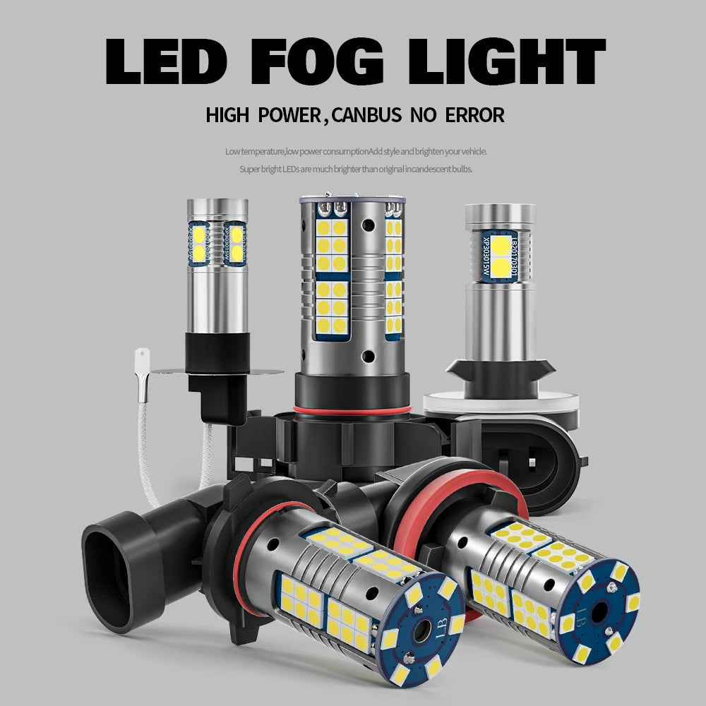 For Mazda MX-5 MX 5 MX5 NC 2006-2015 Accessories 2pcs LED Fog Light 2007 2008 2009 2010 2011 2012 2013 2014