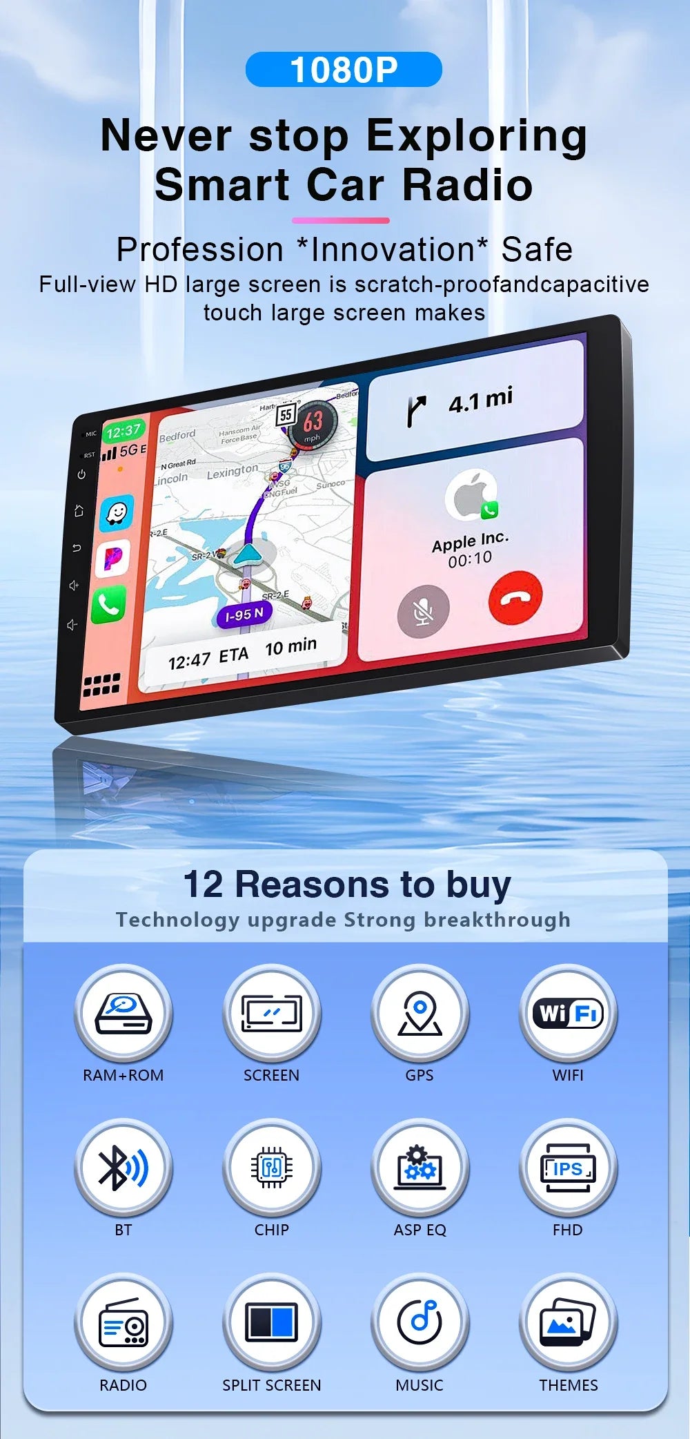 Car Radio Multimedia Video Player For Mazda MX-5 MX5 MX 5 NC 2005-2015 Head Unit 4G WiFi Bluetooth DSP Wireless Carplay No 2DIN