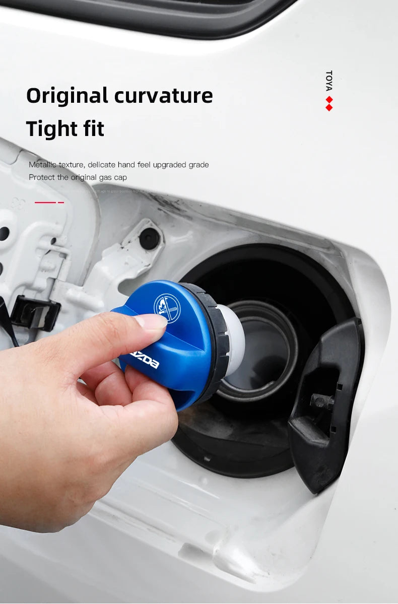 Mazda Speed Car Fuel Tank Cap Alloy Petrol Box Cover Accessories For Mazda 2 3 6 5 Atenza CX3 CX5 MX5 CX7 Axela CX30 CX90 CX60