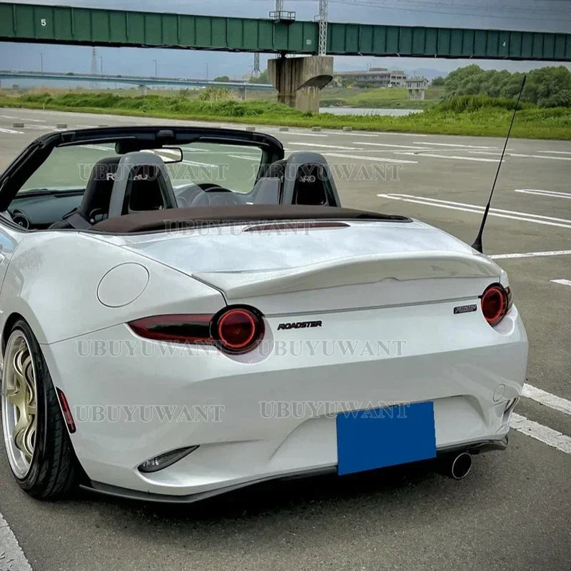For Mazda MX5 Miata ND RF LMS Style High Quality Carbon Fiber Spoiler Rear Wing Racing Car Styling Tail Lip Wing Body Kit