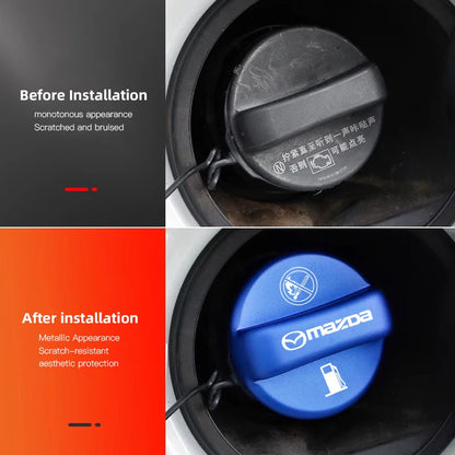 Mazda Speed Car Fuel Tank Cap Alloy Petrol Box Cover Accessories For Mazda 2 3 6 5 Atenza CX3 CX5 MX5 CX7 Axela CX30 CX90 CX60