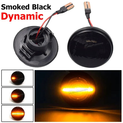 2Pcs Led Dynamic Blinker Indicator Side Marker Turn Signal Light Accessorie For Mazda MX5 Miata Mk1 Mk2 Mk3 1989-2015 Na Nb Nc