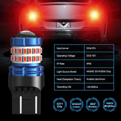1pcs LED Brake Light Blub Lamp W21/5W 7443 T20 Canbus For Mazda 2 3 5 6 Axela RX-8 CX-3 CX-5 CX-7 Miata MPV MX-5 Miata