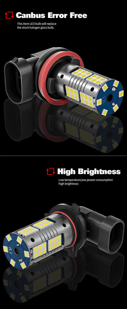 For Mazda MX-5 MX 5 MX5 NC 2006-2015 Accessories 2pcs LED Fog Light 2007 2008 2009 2010 2011 2012 2013 2014