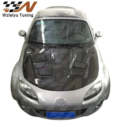 Capó delantero estilo RE en fibra de carbono para Mazda MX-5 NC (2005-2014)