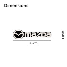 4pcs Car Audio Speaker Decorate Stickers 3D Aluminum Badge Emblem Decal For Mazda 2015 RX7 MX3 Axela 3 626 5 Atenza MX5 RX8 2019