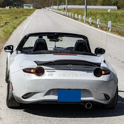 For Mazda MX5 Miata ND RF LMS Style High Quality Carbon Fiber Spoiler Rear Wing Racing Car Styling Tail Lip Wing Body Kit
