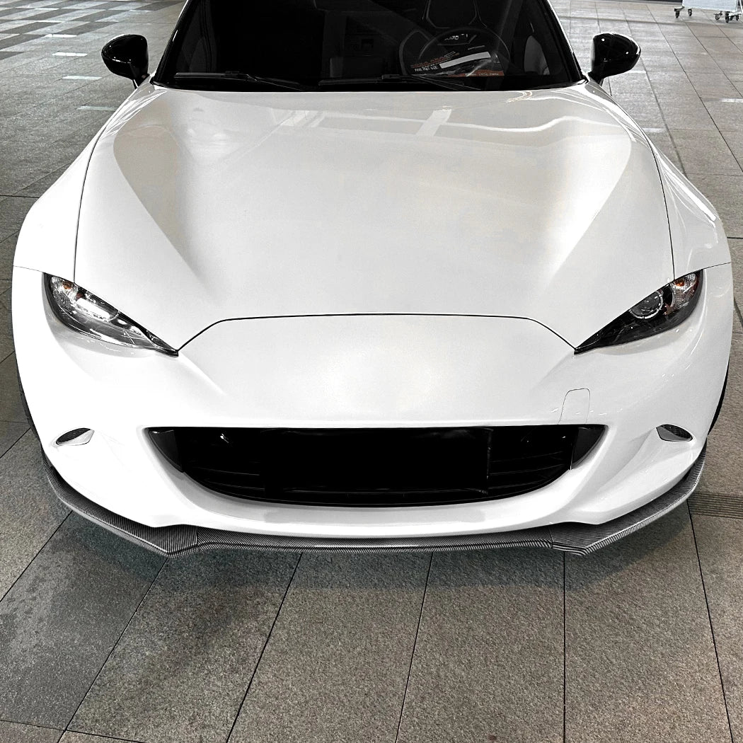 For Mazda MX-5/ Miata ND 2016+ Front Bumper Shovel Front Lip Spoiler Exterior Modification Glossy Black ﻿
