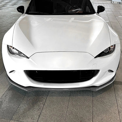 For Mazda MX-5/ Miata ND 2016+ Front Bumper Shovel Front Lip Spoiler Exterior Modification Glossy Black ﻿
