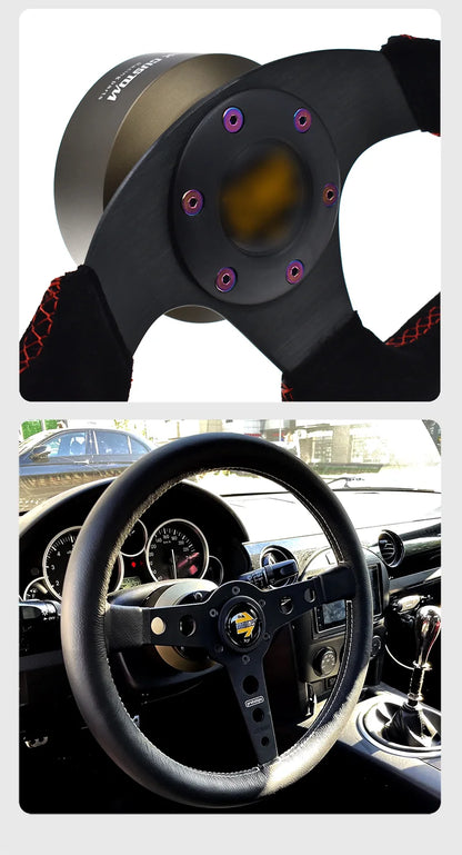 For Mazda RX8 MX5 MIATA 323 626 CNC Forged Aluminum alloy Wheel Boss Kit Hub Adapter Car Refit Kit Steering Wheel Connector Base
