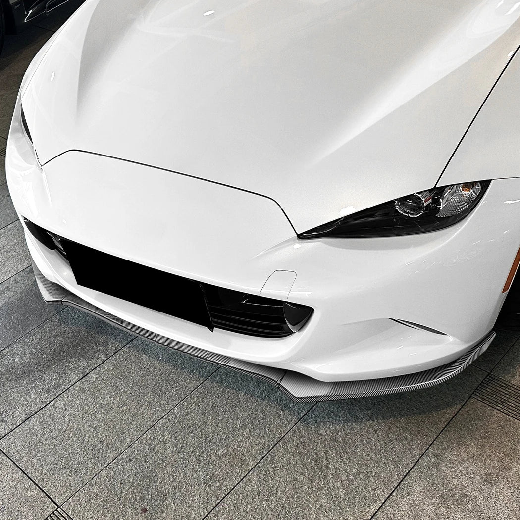 For Mazda MX-5/ Miata ND 2016+ Front Bumper Shovel Front Lip Spoiler Exterior Modification Glossy Black ﻿