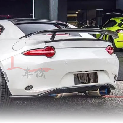 For 2016-2023 Mazda MX5 MX-5  Frp/Genuine Carbon Fiber and Miata Garage Rear Wing Decoration PK Style Rear Spoiler