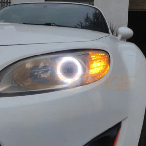 Kit de Luces LED Angel Eyes Switchback DRL + Intermitente para Mazda MX-5 NB/NC/ND (2001-2020)